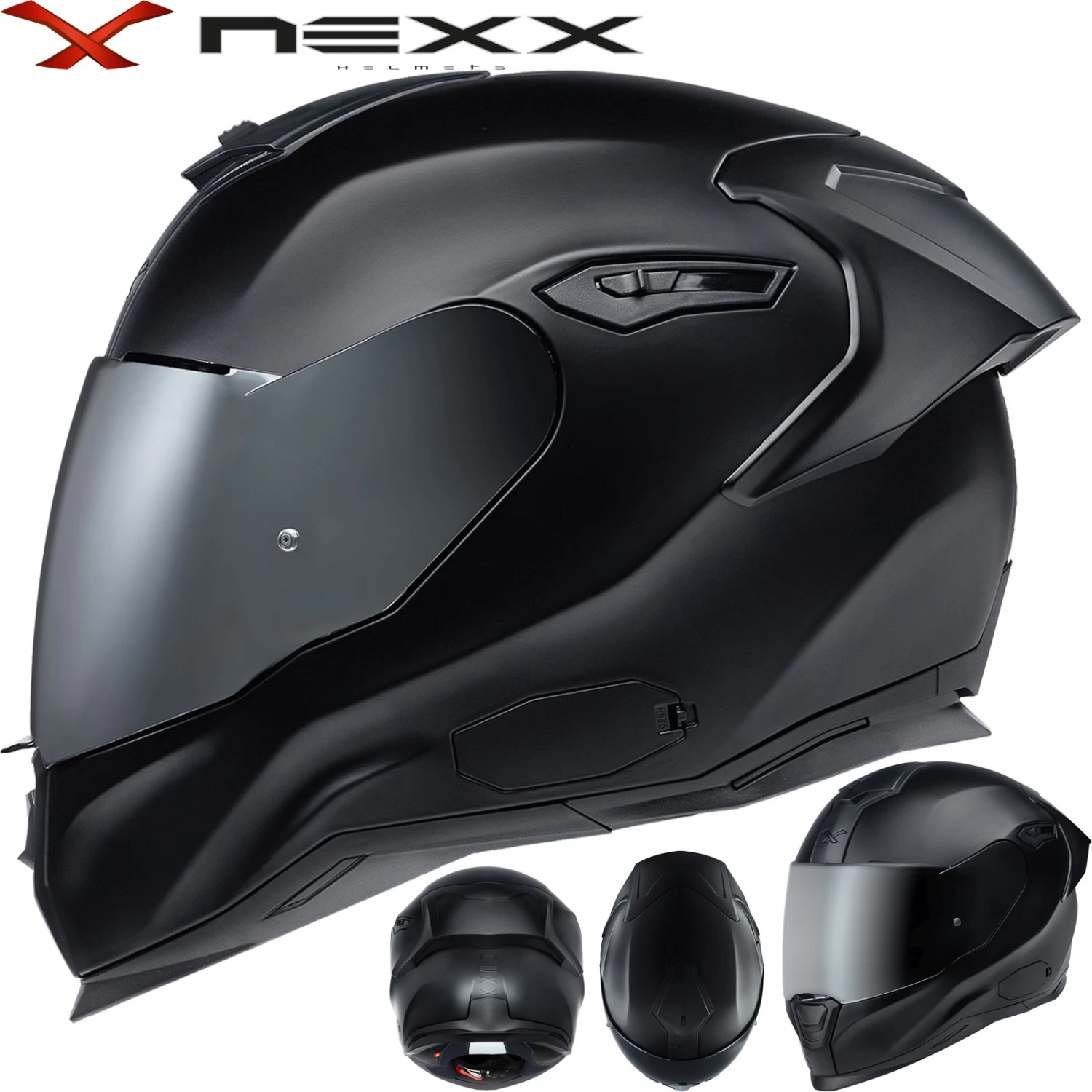 Nexx Sport-Integralhelm SX.100R Mit Panorama Sichtfeld Und Sonnenblende 3 Nexx Sport-Integralhelm SX.100R Mit Panorama Sichtfeld Und Sonnenblende