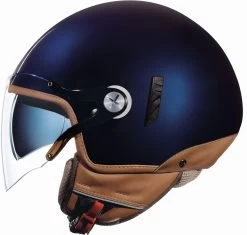 Nexx Jethelm SX.60 Mit Sonnenblende -Motorradbekleidungsgeschäft sx.60 jazzy navy blue lateral 1