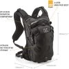 Kriega Trail 9 Adventure-Rucksack Motorrad 9 Liter Ergonomisch Mit QuadLoc-Lite -Motorradbekleidungsgeschäft t9 dimensions2