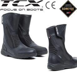 TCX Gore-Tex Motorradstiefel MILESTONE GTX Wasserdicht CE