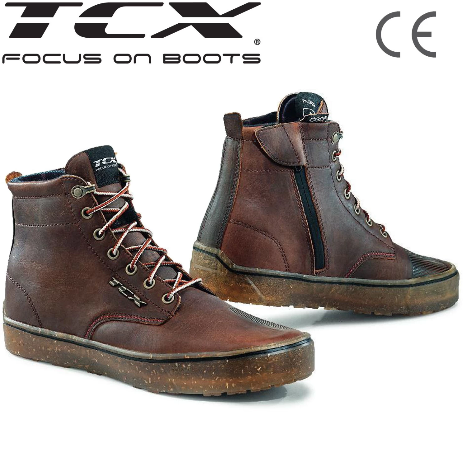 TCX Motorradschuhe DARTWOOD WP Wasserdicht Mit D3O Knöchelprotektoren 4 TCX Motorradschuhe DARTWOOD WP Wasserdicht Mit D3O Knöchelprotektoren – Bild 2