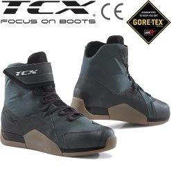 TCX Motorradschuhe DISTRICT WP Wasserdicht CE OtrhoLite -Motorradbekleidungsgeschäft tcx district wp braun haupt 1