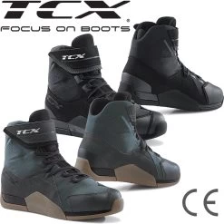 TCX Motorradschuhe DISTRICT WP Wasserdicht CE OtrhoLite