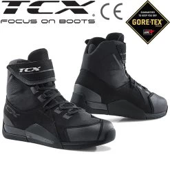 TCX Motorradschuhe DISTRICT WP Wasserdicht CE OtrhoLite -Motorradbekleidungsgeschäft tcx district wp schwarz haupt 1