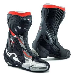 TCX Motorrad-Sportstiefel RT-RACE PRO AIR Mit MICHELIN® BURNOUT Sohle -Motorradbekleidungsgeschäft tcx rt race pro air schwarz grau rot 1 1