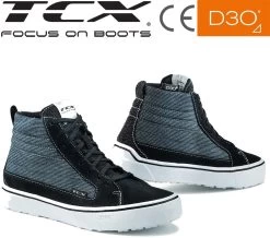 TCX Motorradschuhe STREET 3 LADY TEX WP Für Damen Wasserdicht Air-Mesh D3O