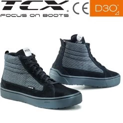 TCX Motorradschuhe STREET 3 TEX WP Für Herren Wasserdicht Air-Mesh D3O