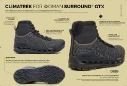TCX Motorradschuhe CLIMATREK SURROUND GTX LADY Wasserdicht Gore-Tex Groundtrax-Sohle CE Ortholite Fußbett -Motorradbekleidungsgeschäft tcx climatrek surround gtx lady detail 1