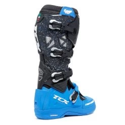 TCX Motorradstiefel COMP EVO 2 Wasserdicht CE Mit Michelin Hybrid MX Sohle -Motorradbekleidungsgeschäft tcx comp evo 2 michelin schwarz blau 3 1