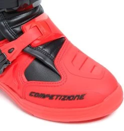 TCX Motorradstiefel COMP EVO 2 Wasserdicht CE Mit Michelin Hybrid MX Sohle -Motorradbekleidungsgeschäft tcx comp evo 2 michelin schwarz rot 6