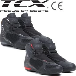 TCX Motorradschuhe R04D AIR Mesh Mit Groundtrax Sohle CE Und D3O Schutz