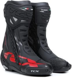 TCX Motorrad-Sportstiefel RT-RACE Mit Double-Flex-Control Und Slider -Motorradbekleidungsgeschäft tcx rt race schwarz grau rot 1 1
