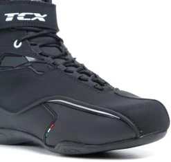 TCX Motorradschuhe ZETA WP Wasserdicht Mit OrthoLite Einlagen -Motorradbekleidungsgeschäft tcx zeta wp schwarz 10 1