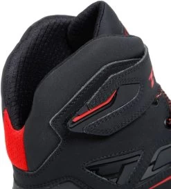 TCX Motorradschuhe ZETA WP Wasserdicht Mit OrthoLite Einlagen -Motorradbekleidungsgeschäft tcx zeta wp schwarz rot 11 1