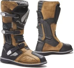 Forma Motorradstiefel TERRA EVO Leder Drytex Wasserdicht -Motorradbekleidungsgeschäft terra evo brown print 1