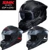 SMK Integralhelm TITAN Mit Carbon Helmschale Und Sonnenblende 1 SMK Integralhelm TITAN Mit Carbon Helmschale Und Sonnenblende -Motorradbekleidungsgeschäft titan carbon haupt