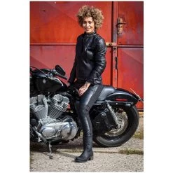 Trilobite Leder Leggings Für Damen Aramid CE AA Inklusive Knieprotektoren -Motorradbekleidungsgeschäft trilobite leder leggings 3