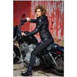 Trilobite Leder Leggings Für Damen Aramid CE AA Inklusive Knieprotektoren -Motorradbekleidungsgeschäft trilobite leder leggings 4