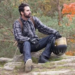 Trilobite Single-Layer-Motorradjeans TON-UP CE Handgemacht Dyneema Denim Aramid Mit Protektoren -Motorradbekleidungsgeschäft trilobite ton up 11