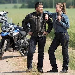 Trilobite Motorradjeans PROBUT X-FACTOR Wasserdicht CE AA Aramid Inklusive Protektoren -Motorradbekleidungsgeschäft trilobite x factor 9