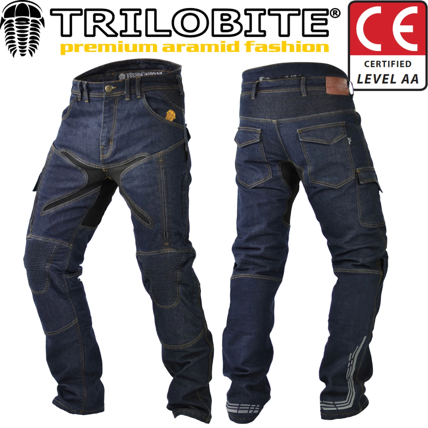 Trilobite Motorradjeans PROBUT X-FACTOR Wasserdicht CE AA Aramid Inklusive Protektoren