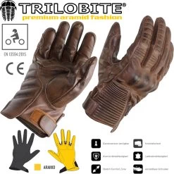 Trilobite Sommer Motorradhandschuhe CAFE Für Herren Mit Aramid CE Und Kurzer Stulpe 23 Trilobite Sommer Motorradhandschuhe CAFE Für Herren Mit Aramid CE Und Kurzer Stulpe -Motorradbekleidungsgeschäft trilobite cafe braun haupt