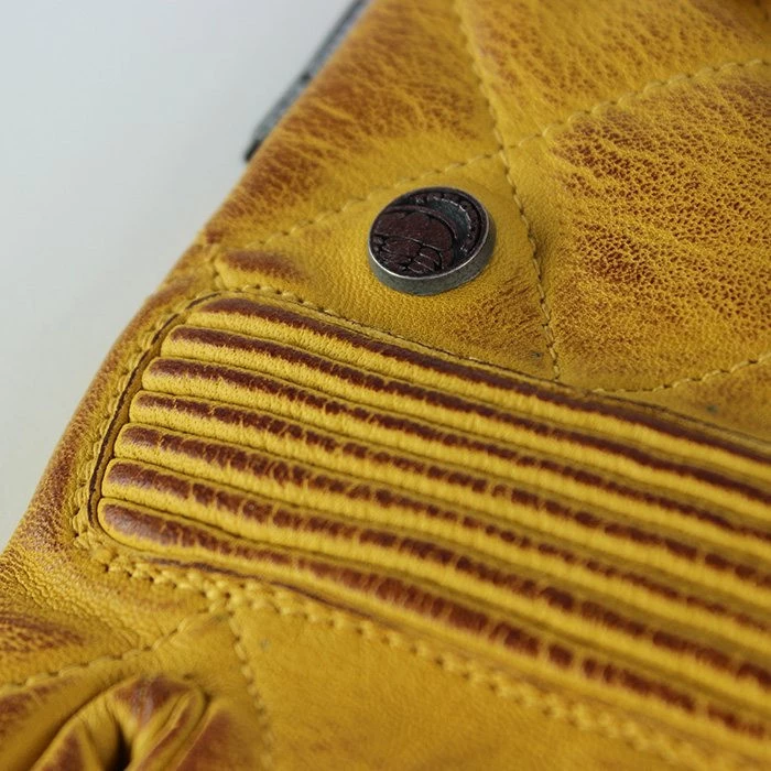 Trilobite FASTER Motorradhandschuhe Leder Retro Vintage Mit Aramid Und Klettverschluss 4 Trilobite FASTER Motorradhandschuhe Leder Retro Vintage Mit Aramid Und Klettverschluss – Bild 2