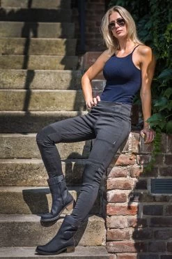 Trilobite Leggings Motorradhose Für Damen Aramid CE Stretch Elastisch Mit Protektoren -Motorradbekleidungsgeschäft trilobite leggins 7