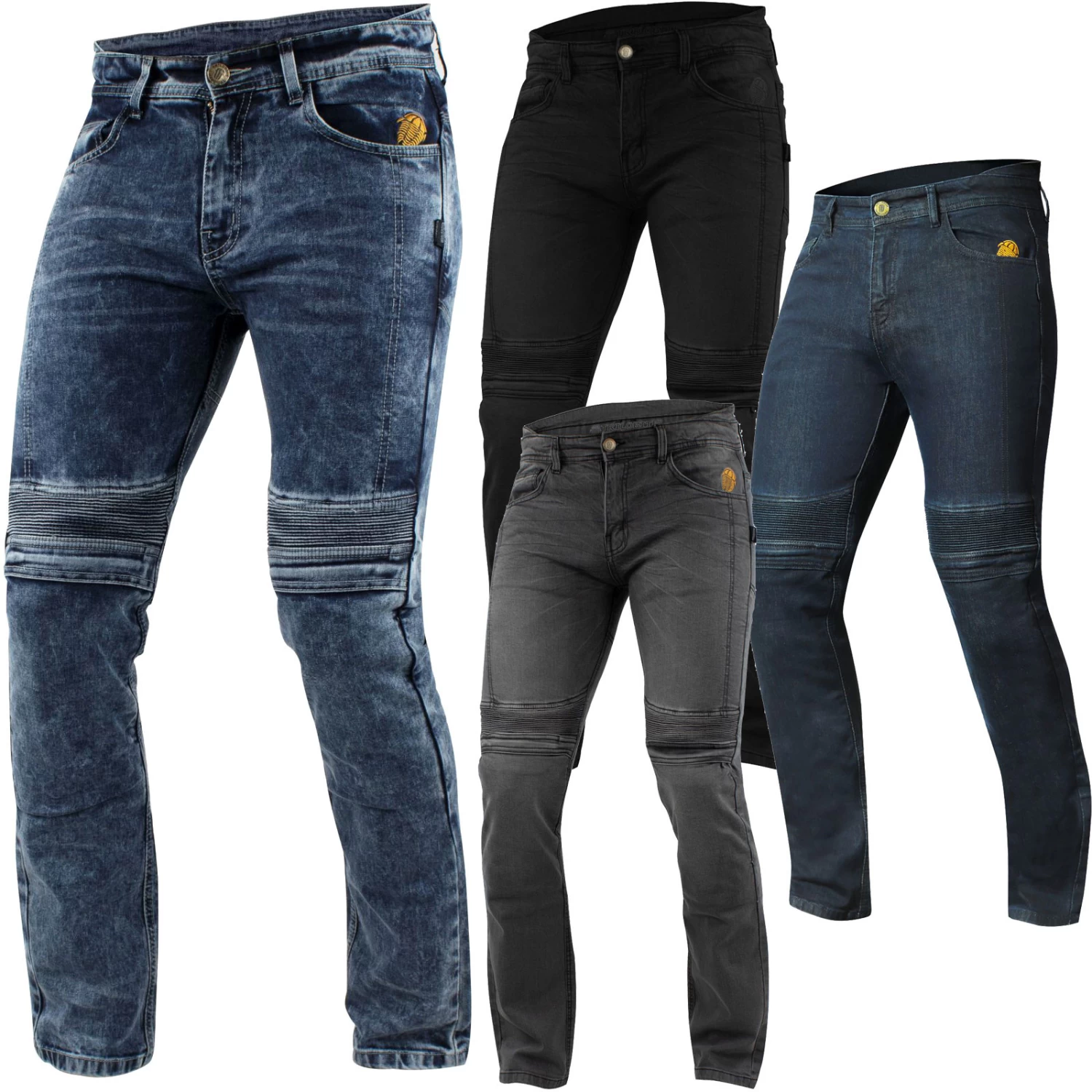 Trilobite Motorradjeans MICAS URBAN Für Herren Slim-Fit CE AA Mit Aramid Und SAS-TEC Knieprotektoren 4 Trilobite Motorradjeans MICAS URBAN Für Herren Slim-Fit CE AA Mit Aramid Und SAS-TEC Knieprotektoren – Bild 2