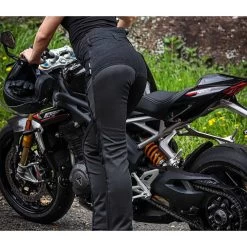 Trilobite Omnia Lady Motorrad-Jeggins CE AA Monolayer Mit Tri-Stretcher Pro 2.0 Dyneema Und Protektoren -Motorradbekleidungsgeschäft trilobite omnialady 5