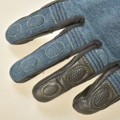 Trilobite Motorradhandschuhe PARADO Herren CE Aramid Denim Leder -Motorradbekleidungsgeschäft trilobite parado handschuhe blau 6