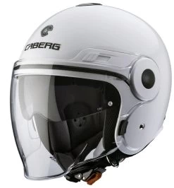 Caberg Jethelm UPTOWN Mit Visier Und Sonnenblende -Motorradbekleidungsgeschäft uptown white 3 4 4