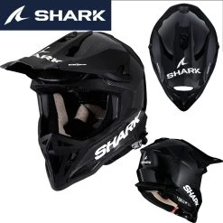 Shark Crosshelm VARIAL RS CARBON Mit Ultrabreitem Sichtfeld -Motorradbekleidungsgeschäft varial rs carbonskin dwd front he2035 haupt