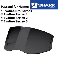 Shark Visier Für Evoline Series 3 & 2 & 1 Sowie Evoline Pro Carbon