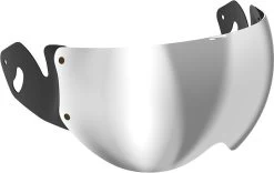 Roof Visier Für Helm BAMBOO Mit Anti-Kratz-Behandlung 95% UV Resistent -Motorradbekleidungsgeschäft visier roof bamboo silber 1