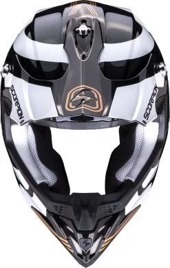 Scorpion Crosshelm VX-16 Air Mit Doppel-D-Verschluss Pumpsystem Und Helmschirm -Motorradbekleidungsgeschäft vx16a tub metblagol 2