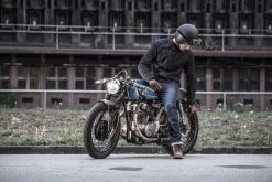 Modeka Urban-Motorradstiefel WOLTER Leder Wasserdicht Hipora Reißverschluss Mit CE -Motorradbekleidungsgeschäft wolter detail2