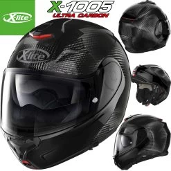 X-Lite Klapphelm X-1005 ULTRA CARBON Premium Modularhelm Mit UltraWide Visier
