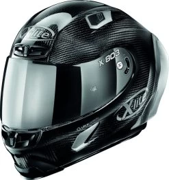 X-Lite Integralhelm X-803 RS ULTRA CARBON Special Editions Golden Silver Iridium Mit Passendem Extra Visier -Motorradbekleidungsgeschäft x 803 rs ultra carbon silver edition carb 44 34front 1