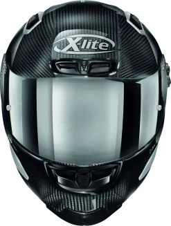 X-Lite Integralhelm X-803 RS ULTRA CARBON Special Editions Golden Silver Iridium Mit Passendem Extra Visier -Motorradbekleidungsgeschäft x 803 rs ultra carbon silver edition carb 44 front 2