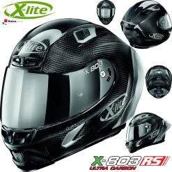 X-Lite Integralhelm X-803 RS ULTRA CARBON Special Editions Golden Silver Iridium Mit Passendem Extra Visier -Motorradbekleidungsgeschäft x 803 rs ultra carbon silver edition carb 44 xhaupt