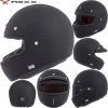 Nexx Retro-Integralhelm X.G100 Mit Glasfaser-Helmschale Inklusive Helmschirm Und Visier -Motorradbekleidungsgeschäft x.g100 purist black mt haupt 1