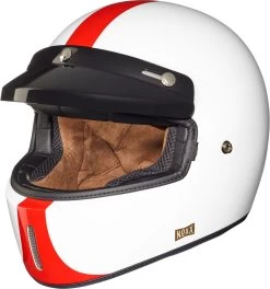 Nexx Retro-Integralhelm X.G100 Mit Glasfaser-Helmschale Inklusive Helmschirm Und Visier 41 Nexx Retro-Integralhelm X.G100 Mit Glasfaser-Helmschale Inklusive Helmschirm Und Visier -Motorradbekleidungsgeschäft x.g100 half mile white red 3 4 1