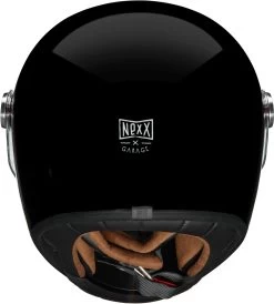 Nexx Retro-Integralhelm X.G100R Mit Vollvisier Inklusive Helmschirm -Motorradbekleidungsgeschäft x.g100r speedway white blue back 1