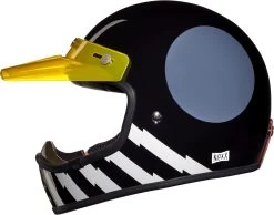 Nexx Retro-Crosshelm X.G200 Inklusive Verstellbarem Helmschirm Und Doppel-D-Ringverschluss -Motorradbekleidungsgeschäft x.g200 tracker black lat 1