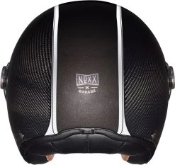 Nexx Retro-Jethelm X.G20 Fiberglas Carbon Mit Doppel-D Verschluss ECE 22.06 -Motorradbekleidungsgeschäft x.g20 carbon sv back