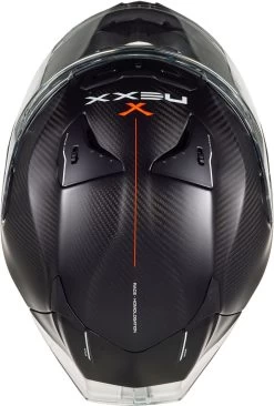 Nexx Sport-Integralhelm X.R3R Carbon Fiberglas F.I.M Mit Doppel-D Verschluss Und Heckspoiler -Motorradbekleidungsgeschäft x.r3r pro f.i.m carbon mt top