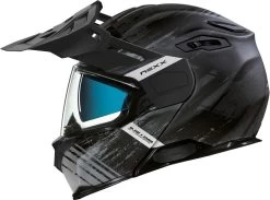 Nexx Endurohelm X.VILIJORD Klapphelm Mit Abnehmbaren Helmschirm -Motorradbekleidungsgeschäft x.vilijord mudvalley black grey mt lateral 1