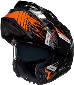 Nexx Endurohelm X.VILIJORD Klapphelm Mit Abnehmbaren Helmschirm -Motorradbekleidungsgeschäft x.vilijord mudvalley black orange 3 4 1