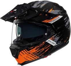Nexx Endurohelm X.VILIJORD Klapphelm Mit Abnehmbaren Helmschirm -Motorradbekleidungsgeschäft x.vilijord mudvalley black orange 3 4 1